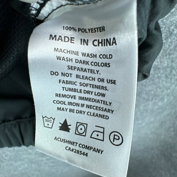 Footjoy Jacket Vest Mens Extra Large Black Golf Windshirt Half Zip South Hampton - Picture 15 of 16